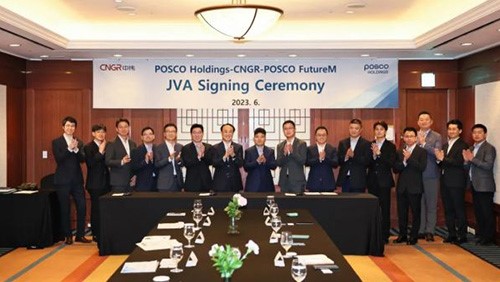globalization is once again gaining momentum! cngr has partnered with posco group to establish the first integrated refining and precursor industry base overseas